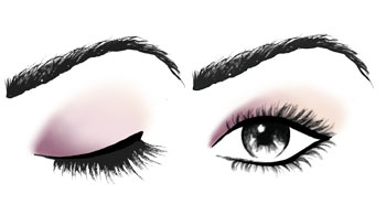 Descubre cómo aplicar las sombras de maquillaje en unos ojos separados, con un ojo de separación entre uno y otro