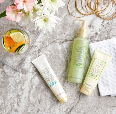 set manos seda citricos