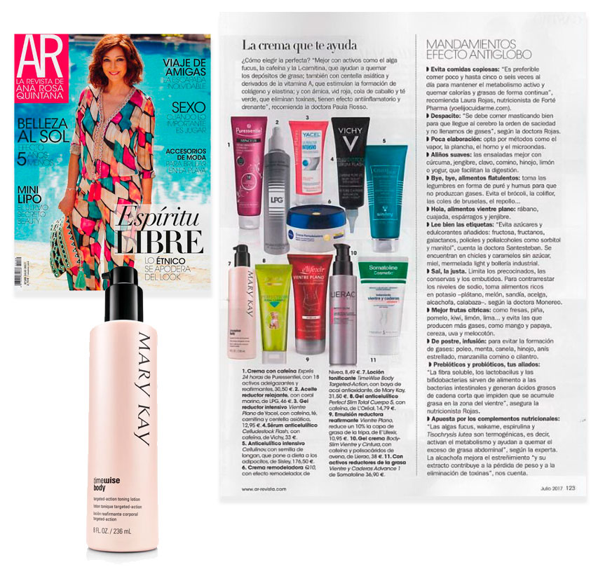 Descubre la mención en prensa de Mary Kay en la revista AR