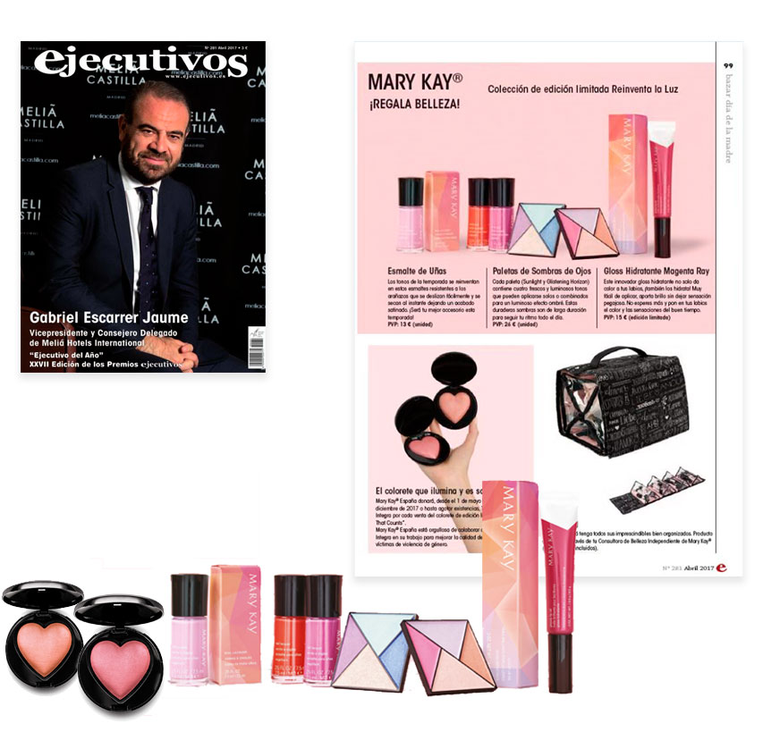 Mención Mary Kay en la revista Ejecutivos