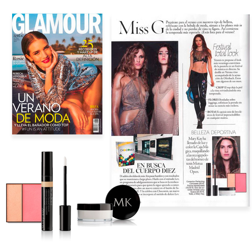 Descubre los productos Mary Kay en la revista Glamour