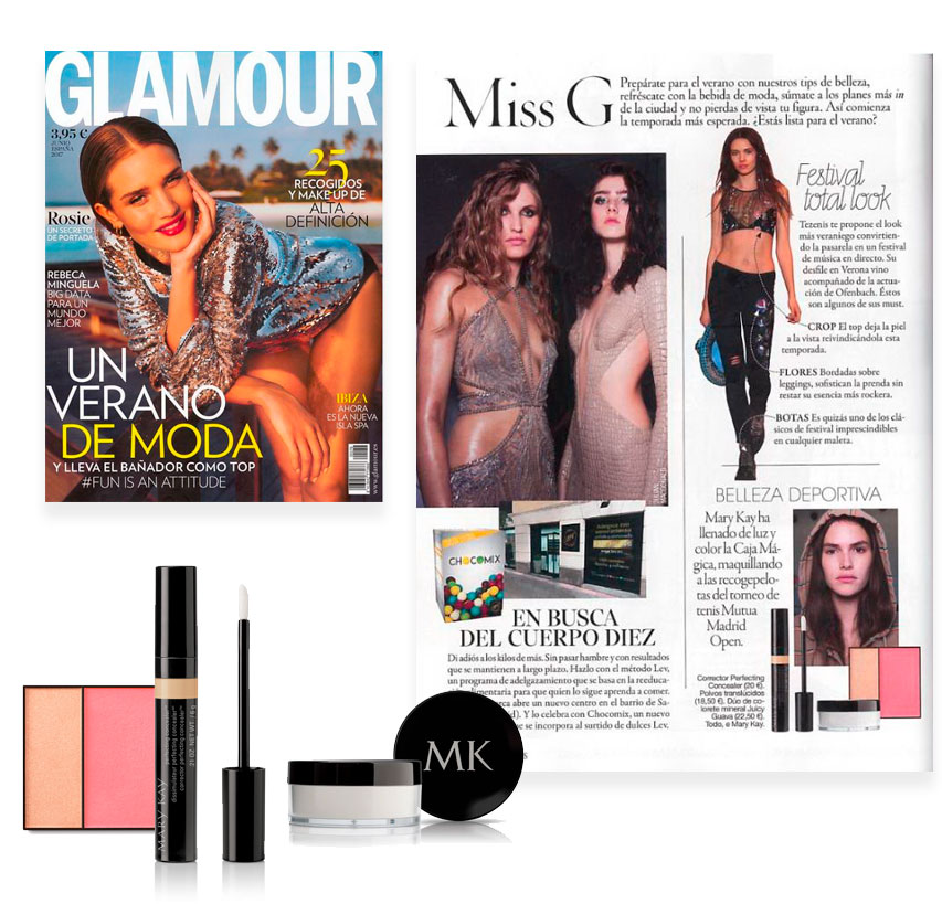 Descubre los productos Mary Kay en la revista Glamour