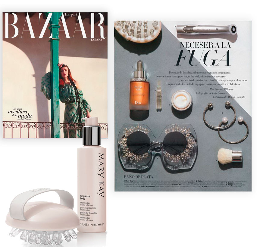 Descubre los productos Mary Kay en la revista Harpers Bazaar