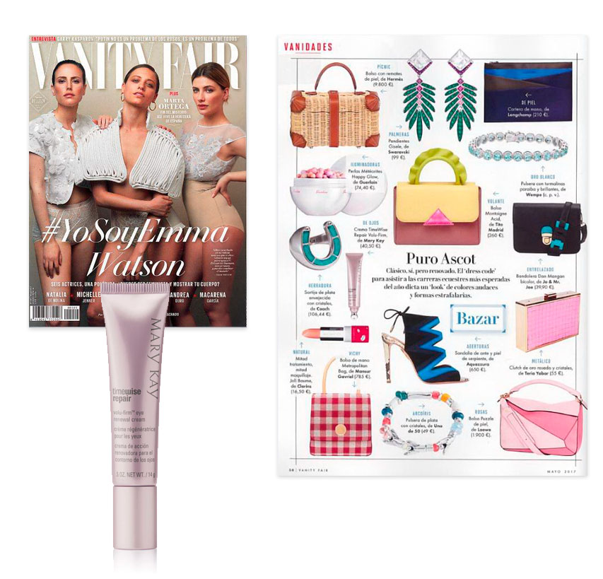 Descubre la participación de Mary Kay en la revista Vanity Fair