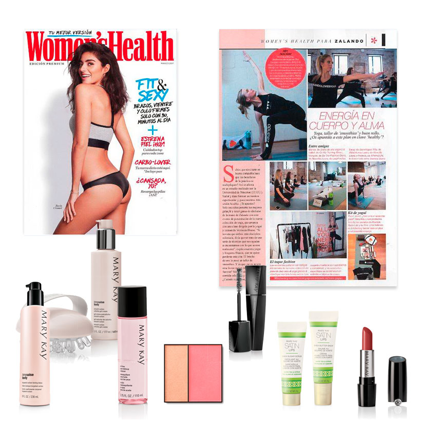 Mary Kay en la revista Womens Health en Marzo de 2017. ¡No te lo peirdas!
