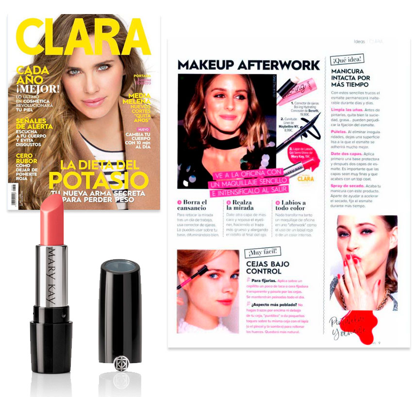 Descubre el producto de Mary Kay destacado por la revista Clara en febrero de 2018: el Lápiz de Labios Gel Semi-Shine