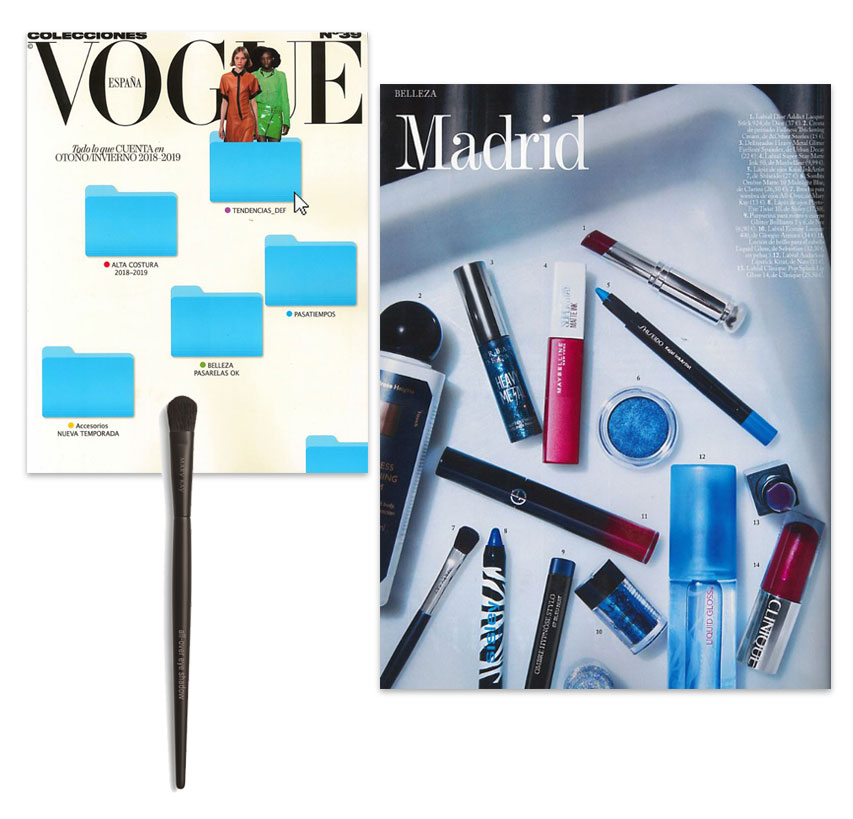 La Brocha para Sombra de Ojos All-Over de Mary Kay en la revista Vogue Colecciones de septiembre de 2018
