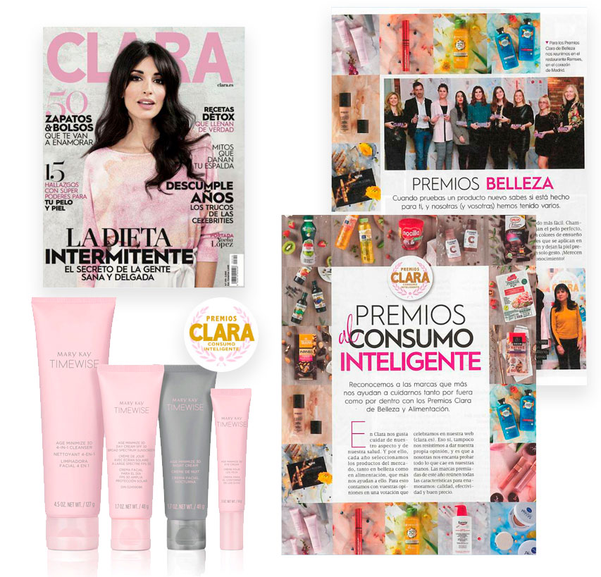 Set Milagroso TimeWise 3D, producto destacado de la revista Clara de marzo de 2019 por ser uno de los ganadores de sus premios de Belleza