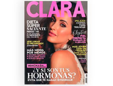Mary Kay en la revista Clara de septiembre de 2017 optando al premio de la belleza 