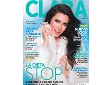 Portada de la Revista Clara de enero de 2020 donde aparecen productos Mary Kay y Premio de Belleza Mary Kay