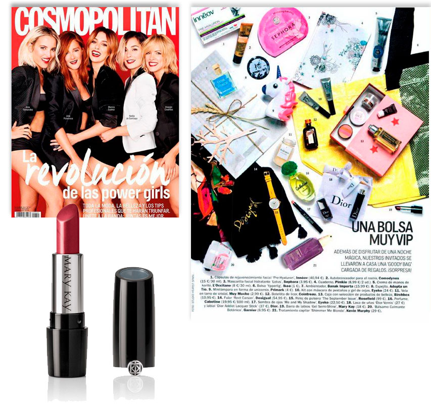 Descubre el producto destacado por la revista Cosmopolitan en diciembre de 2017: el Lápiz de labios Gel Semi-Shine
