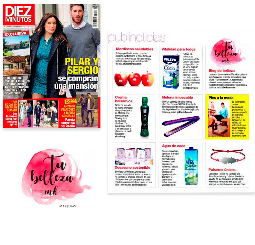 Descubre el blog Tu Belleza MK de Mary Kay en la revista Dies Minutos en su ejemplar de octubre