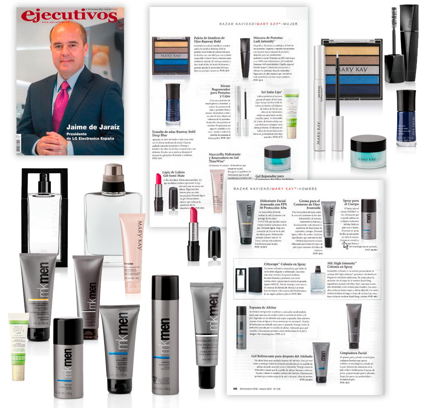 Descubre la colección de productos Mary Kay en la revista Ejecutivos de enero de 2017