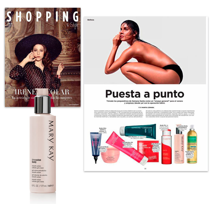 Crema en Gel Anticelulítica Smooth-Action TimeWise Body de Mary Kay, producto destacado por El Pais Shopping en su ejemplar de abril de 2018