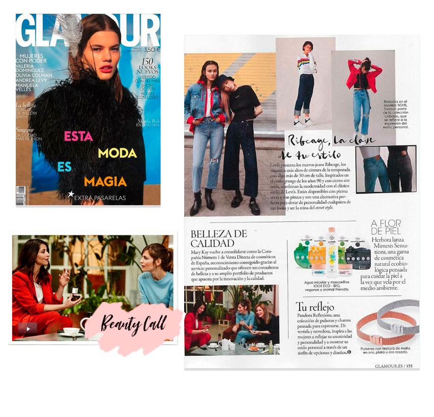 El servicio profesional y personalizado de una Consultora de Belleza, recomendado por la revista Glamour en marzo de 2019