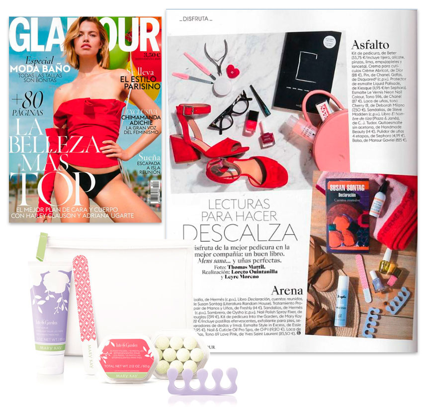 Set de Pedicura Into the Garden, producto destacado de la revista Glamour en mayo de 2018