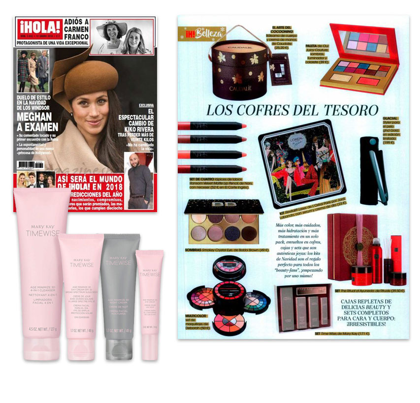 El increíble Set Milagroso 3d TimeWise en la revista Hola de enero de 2019
