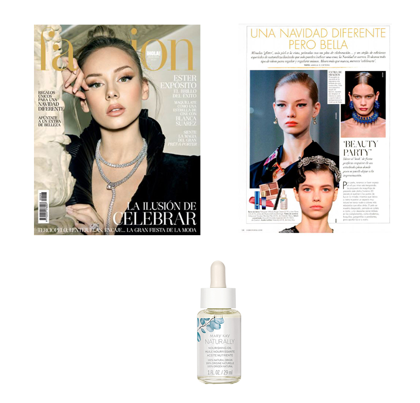 Descubre los productos Mary Kay en la revista Clara de septiembre de 2020: Lápiz de Labios Gel Semi-Mate Mary Kay®, Máscara de Pestañas Lash Love® Lengthening y Paleta de Sombras de Ojos Minerales Mary Kay®