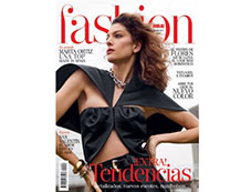 Portada de la revista Hola Fashion de febrero de 2020 donde aparecen productos Mary Kay: lápices de labios semi shine de mary kay