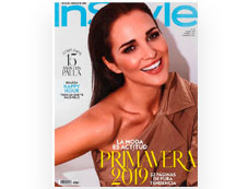 Portada de InStyle en marzo de 2019, revista donde aparece un producto Mary Kay destacado por la revista 