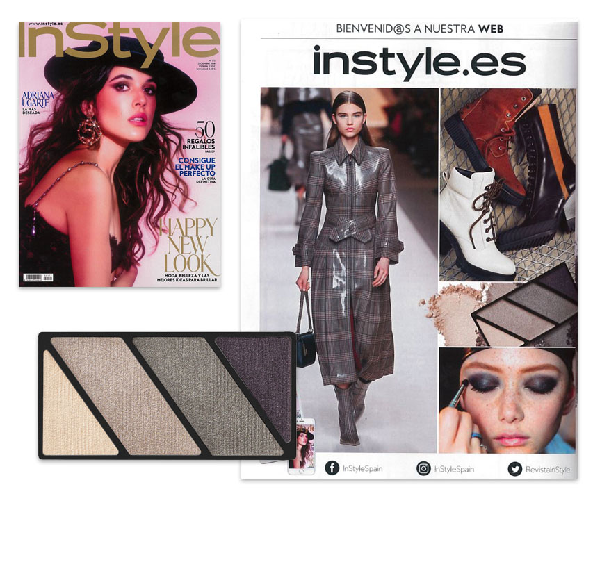 La preciosa Paleta de Sombras de Ojos Minerales Mary Kay en la revista InStyle de diciembre de 2018