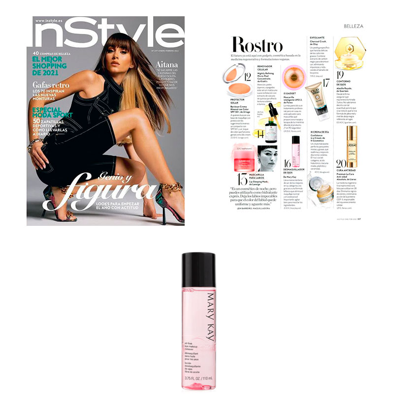 Productos destacados de la revista InStyle de enero de 2021: Desmaquillador de Ojos Líquido Mary Kay