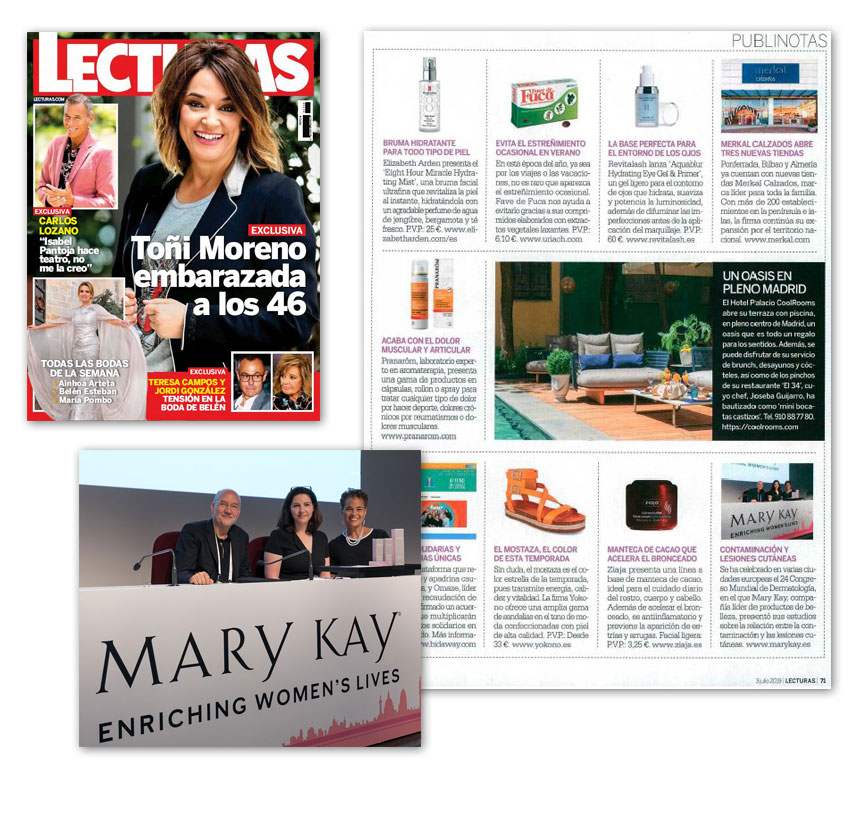 Descubre la participación de Mary Kay en el Congreso Mundial de Dermatología en la revisa Lecturas de julio de 2019