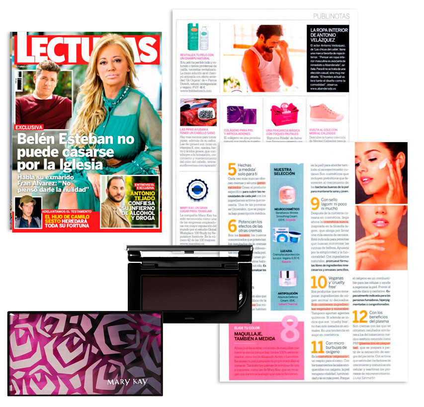 Petite Palette y Perfect Palette, productos Mary Kay destacados por la revista Lecturas la semana del 25 de septiembre de 2019