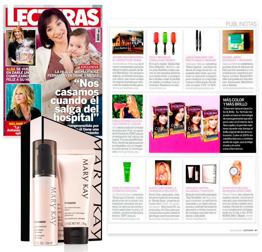 Descubre el Set Micro-Dermoabrasión de Mary Kay en la revista Lecturas en su ejemplar de octubre