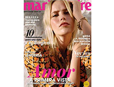 Portada de la revista Marie Claire de febrero de 2020 con productos Mary Kay