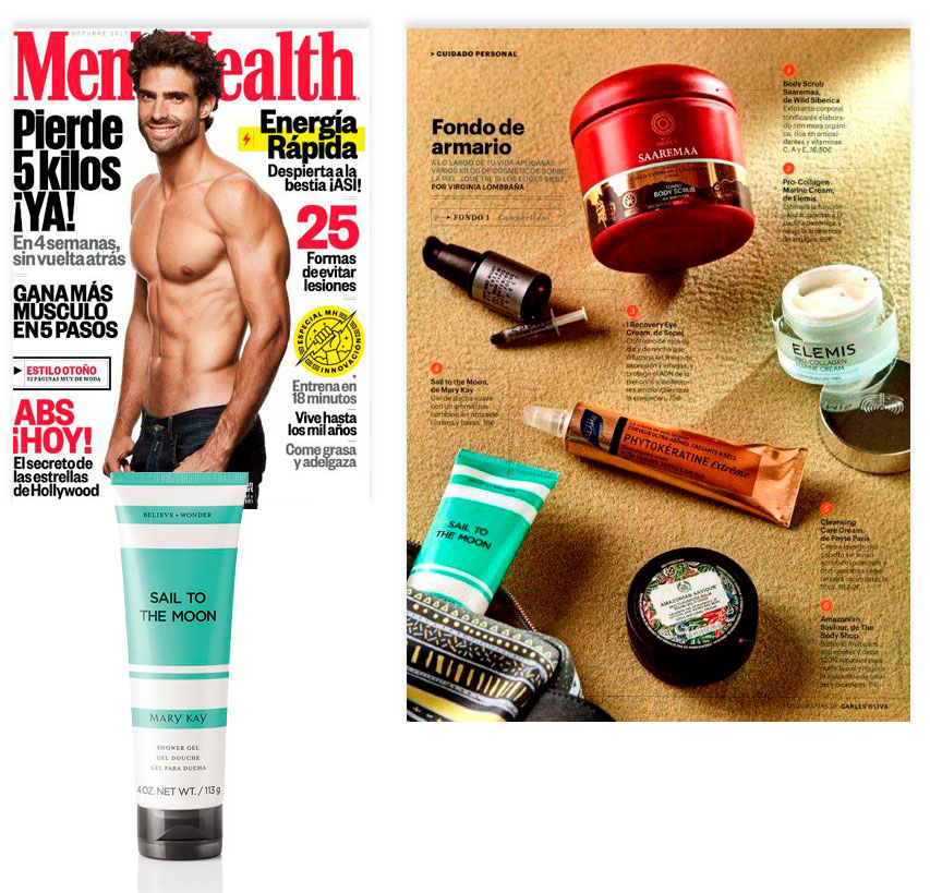 Descubre el Gel de Ducha Sail to the Moon de la Colección Believe + Wonder de Mary Kay en la revista Men