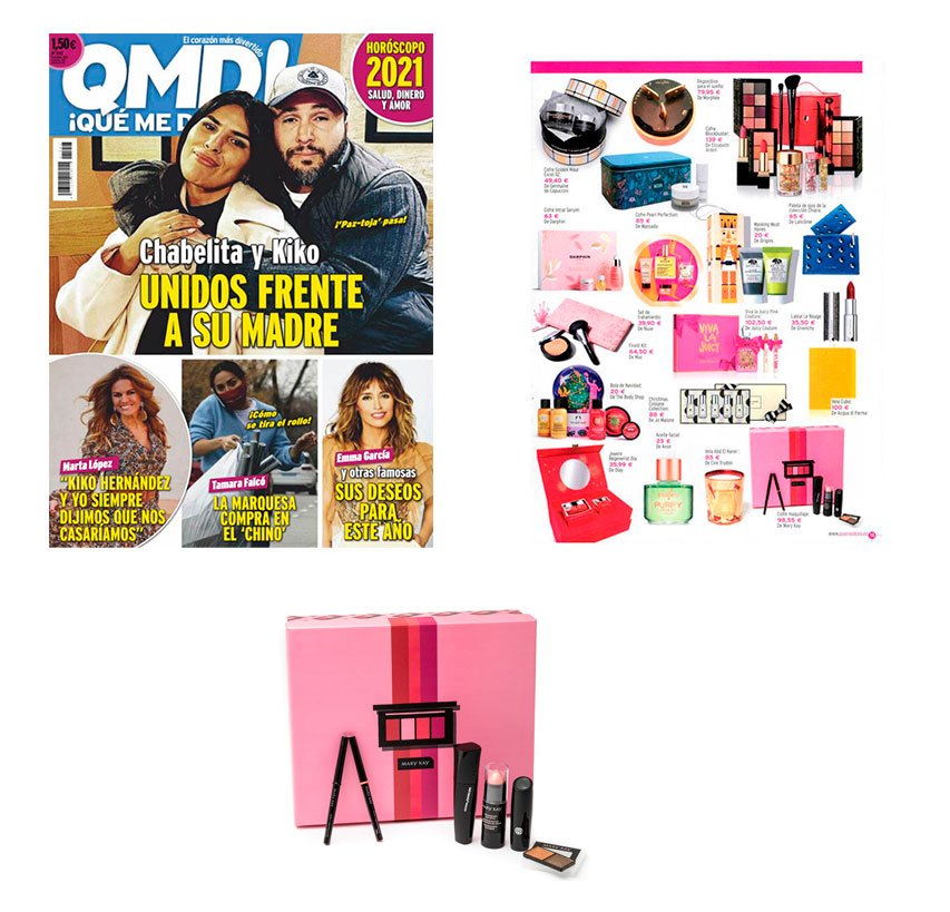 Productos destacados Mary Kay en la revista QMD de enero de 2021: cofre Navidad de color de Navidad