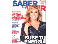 Portada de la revista Saber Vivir de enero de 2021 con productos destacados Mary Kay