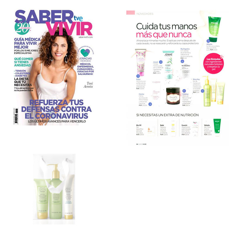 Descubre que producto Mary Kay aparece en la revista Saber Vivir de mayo de 2020