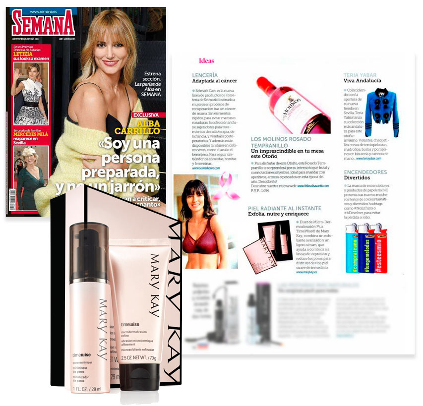 Descubre el Set de Micro-Dermoabrasión, producto destacado por la revista Semana de Mary Kay en su ejemplar de octubre