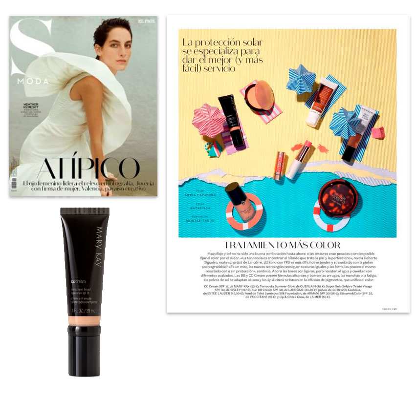 CC Cream FPS 15 Protección Media, producto de Mary Kay mencionado en SModa en junio de 2018