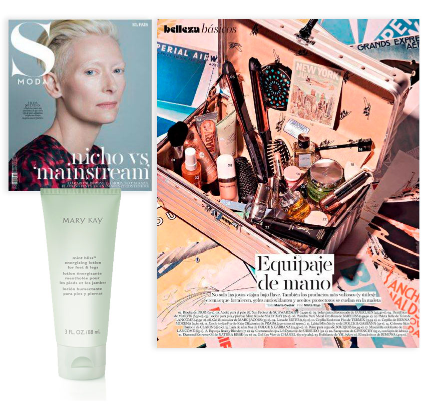 Conoce el Tratamiento Activador de Pies y Piernas Mint Bliss de Mary Kay en la revista SModa de agosto de 2017