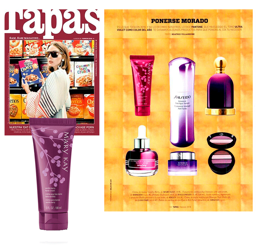 Los productos Mary Kay mencionados en las revistas