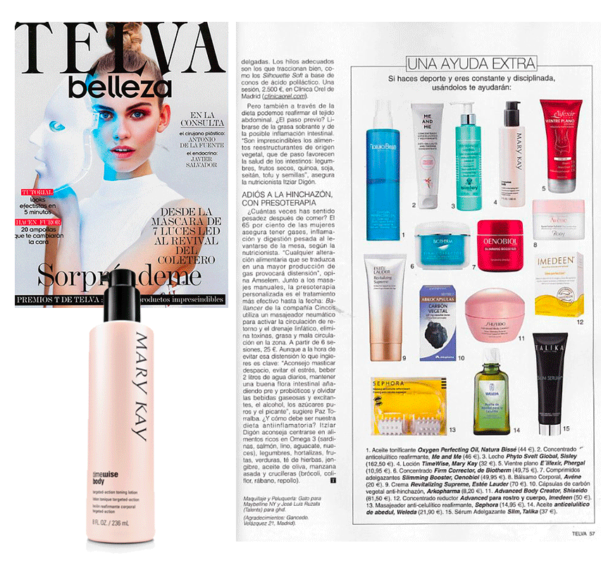 Mary Kay aparece en la revista Telva en febrero de 2018