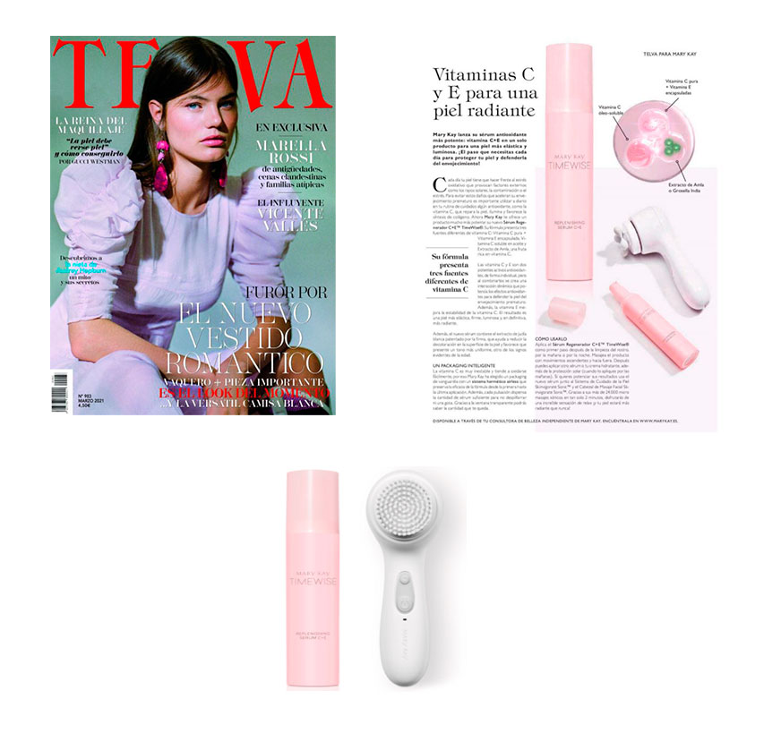 Los productos Mary Kay en la revista Telva de marzo de 2021