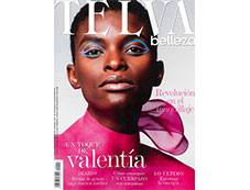Portada del especial de la revista Telva de febrero de 2020 con las bases de maquillaje Mary Kay en su interior.