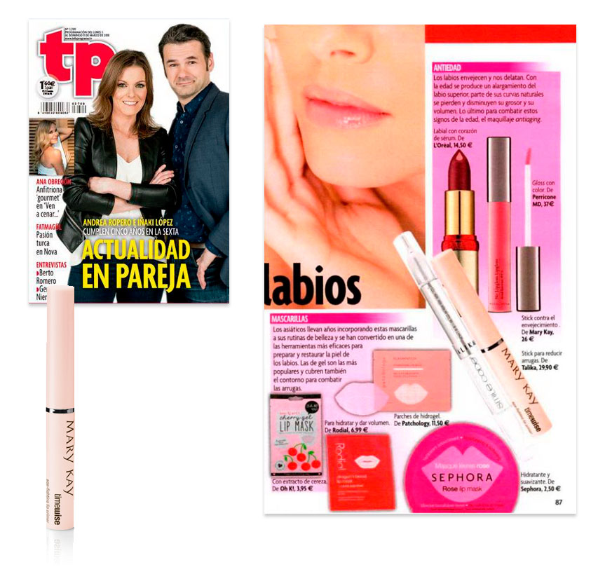 Descubre el acondicionador de labios Mary Kay, producto destacado por la revista TP en marzo de 2018
