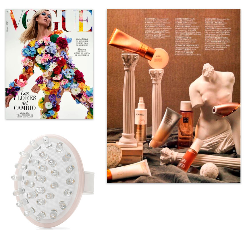 Masajeador Anticelulítico Smooth Action de Mary Kay en el ejemplar de junio de 2018 de Vogue