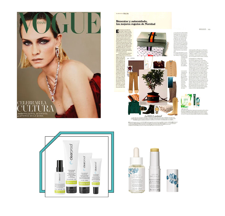 Descubre los productos Mary Kay en la revista Clara de septiembre de 2020: Lápiz de Labios Gel Semi-Mate Mary Kay®, Máscara de Pestañas Lash Love® Lengthening y Paleta de Sombras de Ojos Minerales Mary Kay®