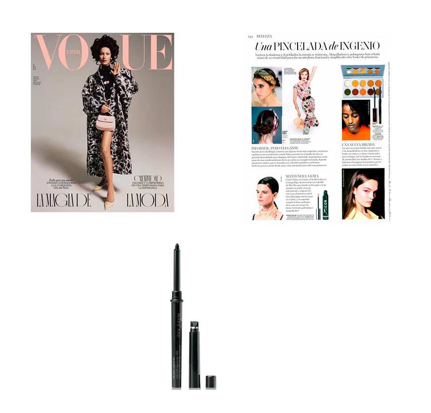 Los productos Mary Kay en la revista Vogue de marzo de 2021