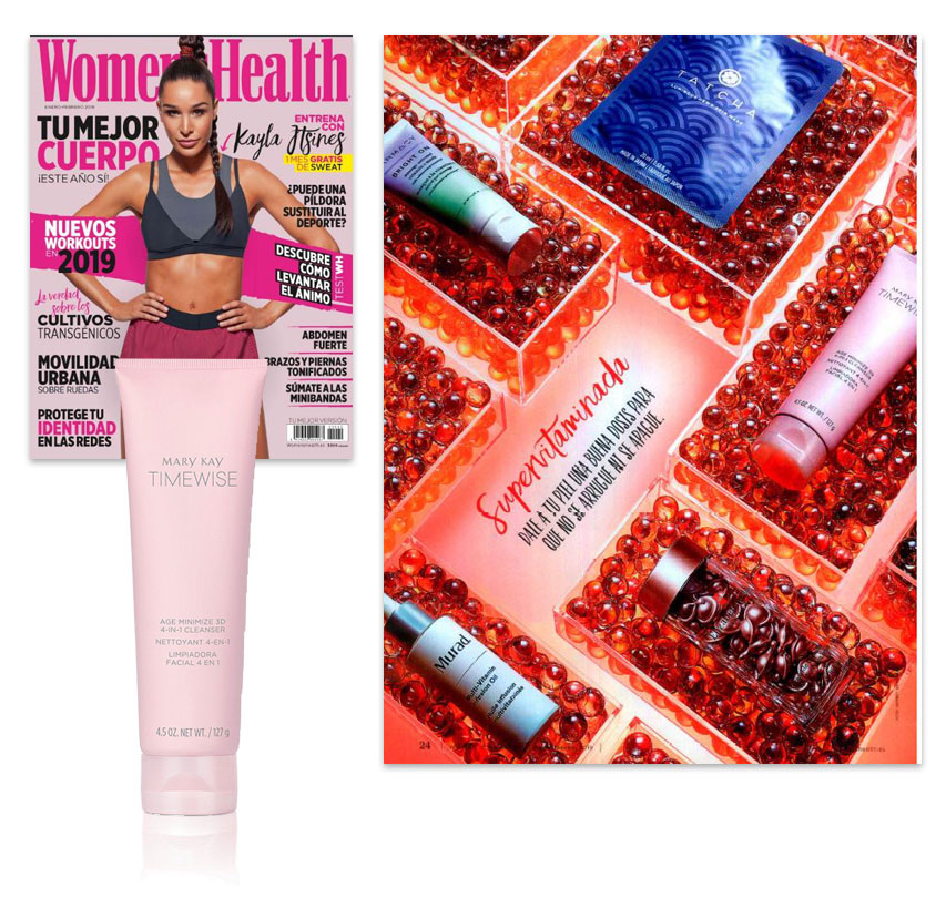 Este mes de enero, la revista Womens Health incluye la Limpiadora 4 en 1 TimeWise® Age Minimize 3D™ entre sus páginas. ¡Descúbrela!