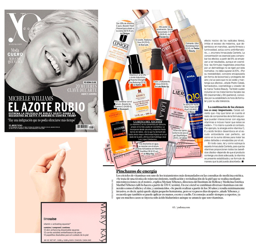 Los productos Mary Kay mencionados en las revistas