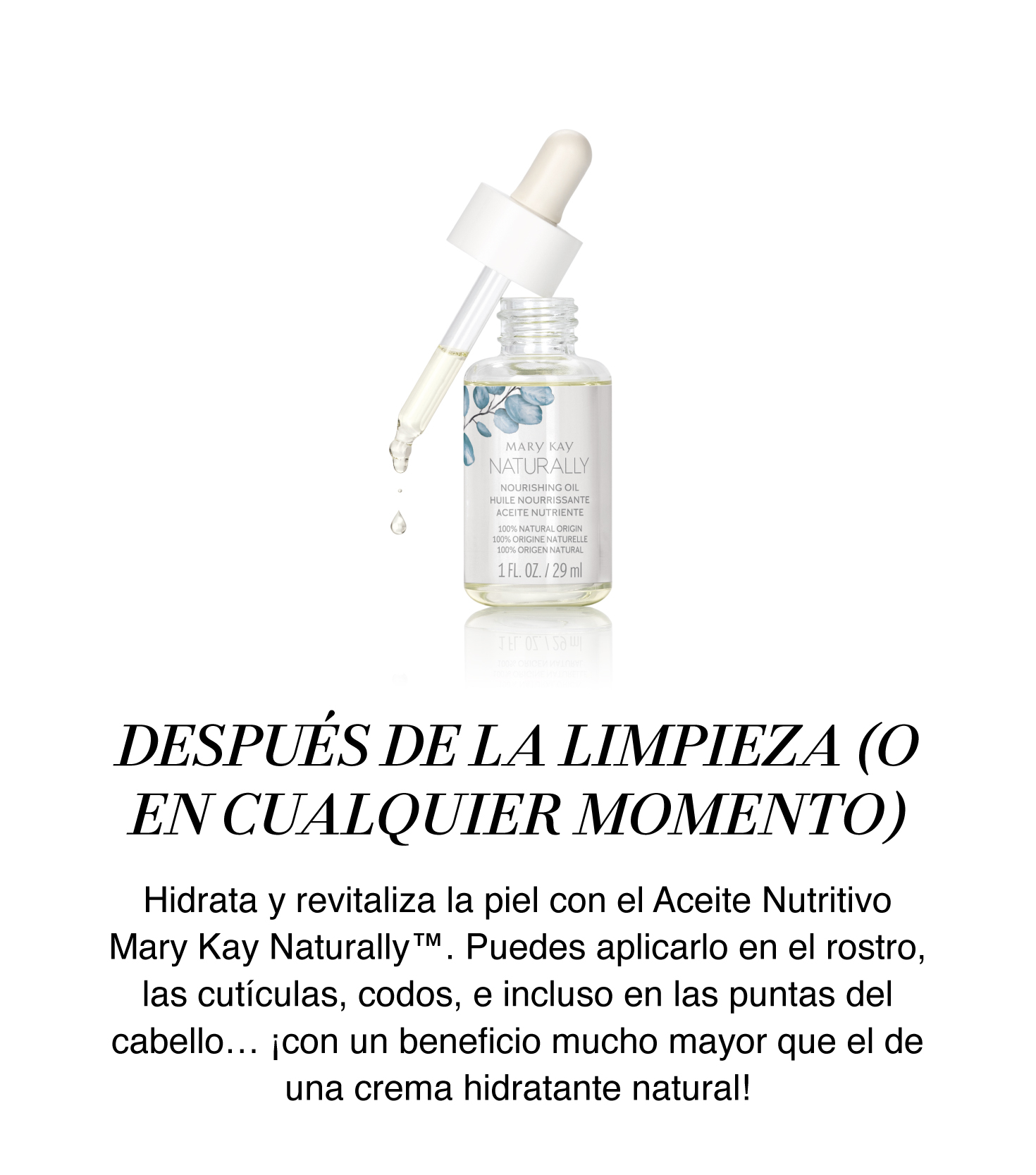 Colección Mary Kay Naturally™ ingredientes naturales para tu piel