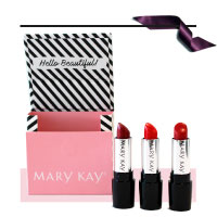 Set de Navidad con tres labiales Mary Kay