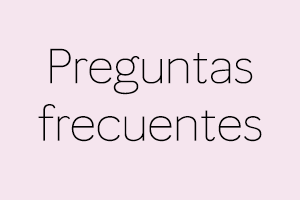 preguntas frecuentes